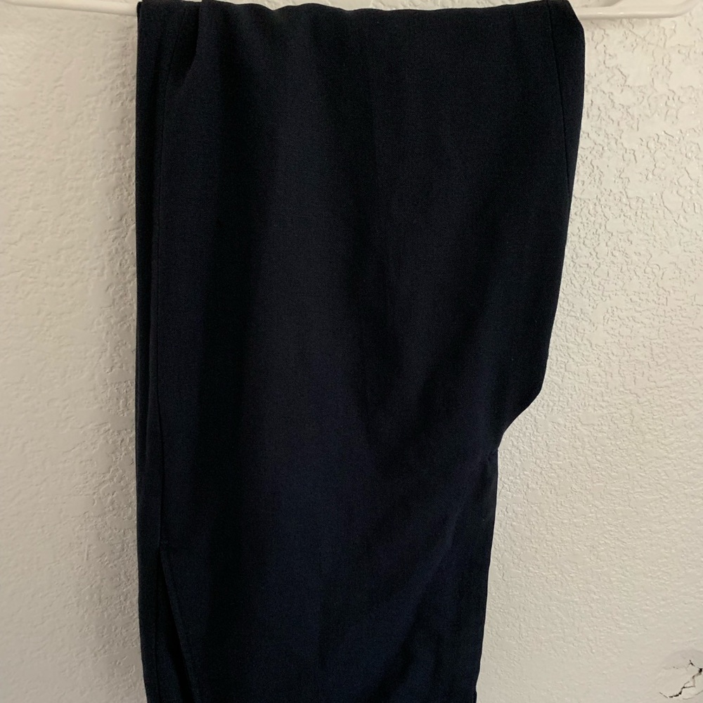 Sexy dark blue high waisted women’s business pants